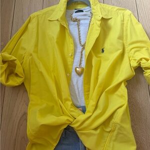 Polo by Ralph Lauren Menswear Bright Yellow Shirt